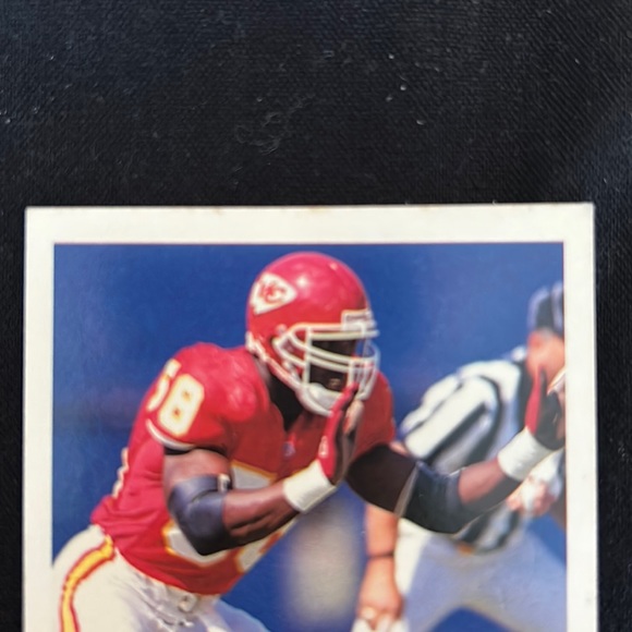 MINT KANSAS CHIEF DERRICK THOMAS LB 1992-Fleer Base Standard #184 - Picture 2 of 4